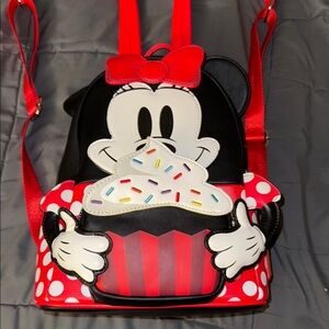 Loungefly Disney Minnie Mouse Cupcake Backpack